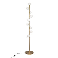 Торшер світильник підлоговий Levistella 7529834-9 BRONZE бронза плафон білий