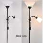 Изображение Торшер сучасний VALESO 5021-2 BK+WT на 2 плафони ИМ Light-Deco 3 