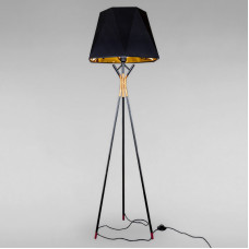 Торшер Light House LS-16256 чорний з абажуром