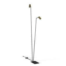 Торшер Nowodvorski 7712 Mono GU10 2x10W IP20 Bl колір латунний