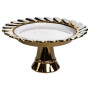 Изображение Тортовница фарфоровая на ножке 20х10 см круглая ML2046 ИМ Light-Deco 