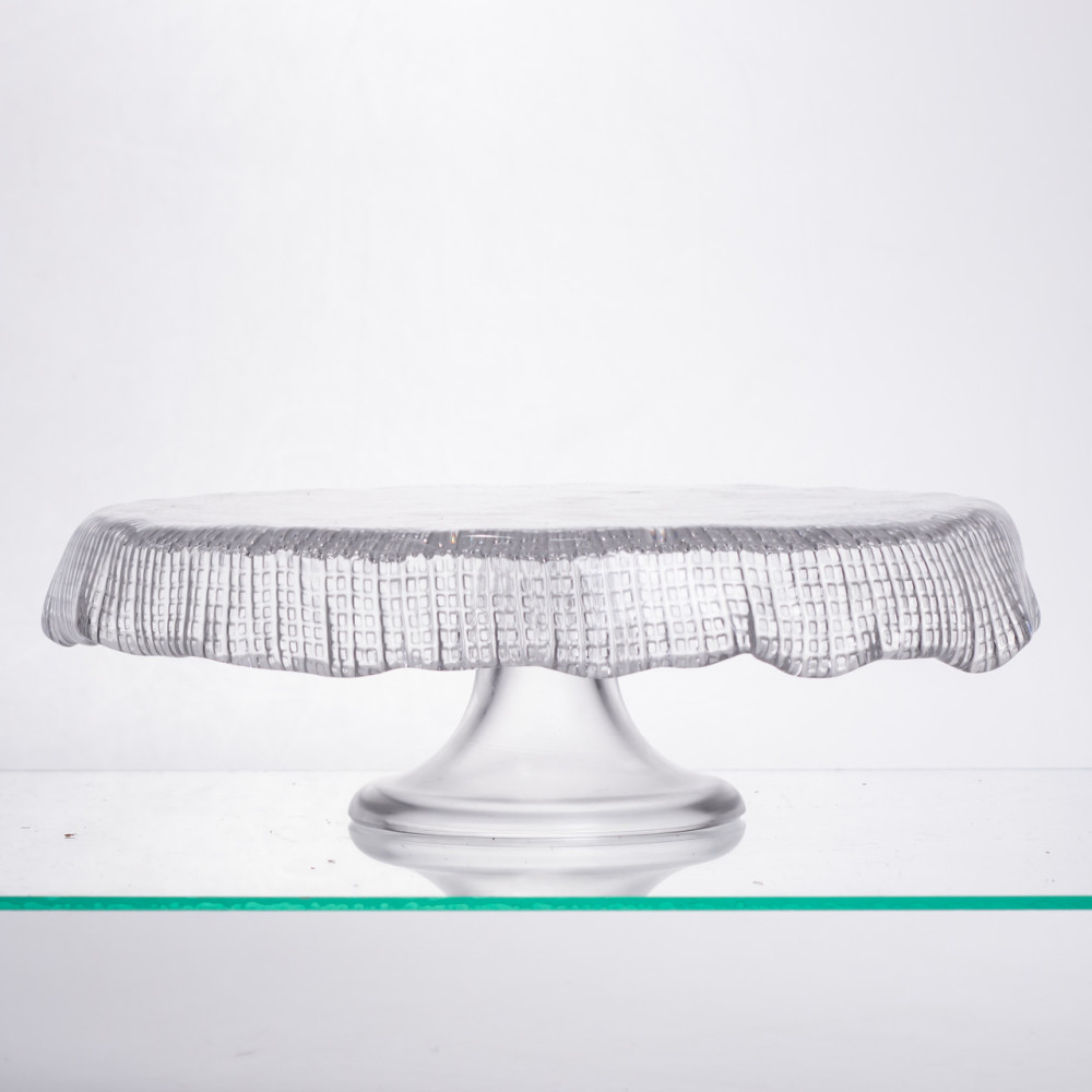 Изображение Тортовница стеклянная на ножке прозрачная Yiwu 64486-54 ИМ Light-Deco 1 