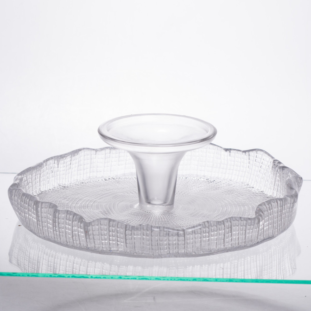 Изображение Тортовница стеклянная на ножке прозрачная Yiwu 64486-54 ИМ Light-Deco 2 