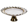 Изображение Тортовница фарфоровая на ножке 25х25х10 см круглая ML2047 ИМ Light-Deco 