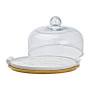 Изображение Тортовница фарфоровая со стеклянной крышкой 29 см HP1204 ИМ Light-Deco 2 