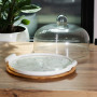 Изображение Тортовница фарфоровая со стеклянной крышкой 29 см HP1204 ИМ Light-Deco 5 