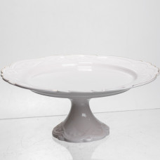 Тортовница фарфоровая Pearl 25,5 см Yiwu 120-YH-HG044