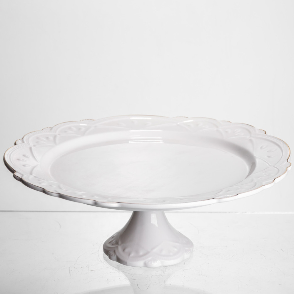 Зображення Тортовница фарфоровая Pearl 30,5 см Yiwu 120-YH-HG043 ИМ Light-Deco 