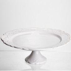 Тортовница фарфоровая Pearl 30,5 см Yiwu 120-YH-HG043
