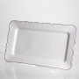 Зображення Тортовница на ножке White Square 30.5*30.5 см фарфоровая квадратная Yiwu 120-YH-HG061 ИМ Light-Deco 5 