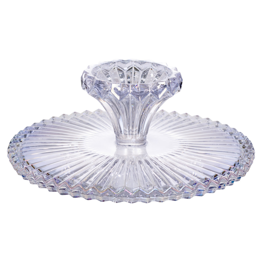Изображение Тортовница на ножке Ø32 см стеклянная HP-19-148L ИМ Light-Deco 1 