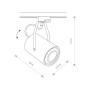 Изображение Трековый светильник Nowodvorski 9018 Profile bit GU10, ES111 1x75W IP20 Bl ИМ Light-Deco 1 