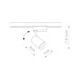 Изображение Трековый светильник Nowodvorski 8995 Iris LED 1x7W 3000K 480Lm IP20 Wh ИМ Light-Deco 1 