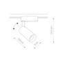 Изображение Трековый светильник Nowodvorski 9007 Iris LED 1x20W 4000K 1320Lm IP20 Bl ИМ Light-Deco 1 