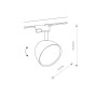 Изображение Трековый светильник Nowodvorski 8824 Profile vespa GU10, ES111 1x75W IP20 Wh ИМ Light-Deco 1 