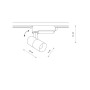 Изображение Трековый светильник Nowodvorski 10381 Profile Tinos Led 1x7W 3000K 530Lm IP20 Bl ИМ Light-Deco 3 