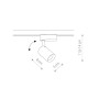 Изображение Трековый светильник Nowodvorski 8998 Iris LED 1x7W 4000K 480Lm IP20 Bl ИМ Light-Deco 1 