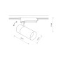 Изображение Трековый светильник Nowodvorski 10384 Profile Tinos Led 1x30W 3000K 2600Lm IP20 Bl ИМ Light-Deco 3 