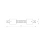 Изображение Соединитель Nowodvorski 8385 Profile flex connector IP20 Bl ИМ Light-Deco 1 