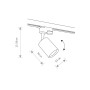 Зображення Купить Трековый светильник Nowodvorski 9322 Profile eye spot GU10 1x35W IP20 Bl ИМ Light-Deco 1 