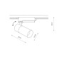 Изображение Трековый светильник Nowodvorski 10374 Profile Tinos Led 1x20W 3000K 1800Lm IP20 Wh ИМ Light-Deco 3 