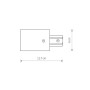 Изображение Токоввод Nowodvorski 8972 Profile recessed power end cap IP20 Wh ИМ Light-Deco 1 