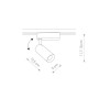 Изображение Трековый светильник Nowodvorski 9003 Iris LED 1x12W 4000K 800Lm IP20 Bl ИМ Light-Deco 1 