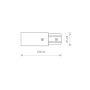 Изображение Токоввод Nowodvorski 9462 Profile power end cap IP20 Wh ИМ Light-Deco 1 
