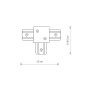 Изображение Соединитель Nowodvorski 8835 Profile recessed t-connector IP20 Bl ИМ Light-Deco 1 