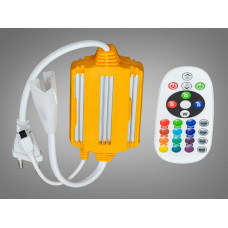Конектор-контролер з ДУ для стрічки 220V, RGB Конектор-контролер з ДУ для стрічки 220V, RGB