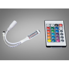 Контролер з ДУ для RGB стрічки 5-12В Контролер з ДУ для RGB стрічки 5-12В