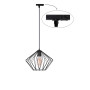 Изображение Трековий світильник підвісний Тrack Rhomb-S TP300-1000 Black ИМ Light-Deco 1 