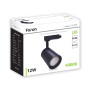Изображение Трековий світильник Feron AL100 12W чорний ИМ Light-Deco 1 