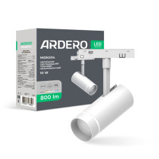 Светодиодный магнитный трековый светильник Ardero MGN304 10Вт 4000K белый