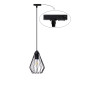 Изображение Трековий світильник підвісний Тrack Dribble TP160-1000 Black ИМ Light-Deco 1 