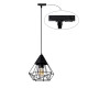 Изображение Трековий світильник підвісний Тrack Quarz TP220-1000 Black ИМ Light-Deco 1 