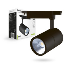 Світильник трековий світлодіодний Feron AL103 30W 4000К чорний кут розсіювання 60
