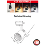 Изображение Трековый светодиодный светильник VARNA-40 3CCT черный 018-026-1040 ИМ Light-Deco 1 