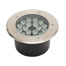 Светильник тротуарный светодиодный HOROZ ELECTRIC LED "AZUR-18" 18W 4000K (нейтральный свет), цвет матовый хром