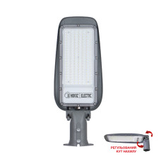 Світильник вуличний світлодіодний LED Horoz Electric FLORIDA-100 6400K сірий