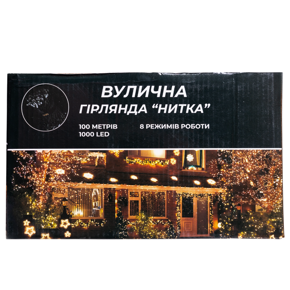 Изображение Гирлянда Рождественская фея уличная 100 м 1000 LED белый провод Желтый CF1000L100MWY ИМ Light-Deco 4 