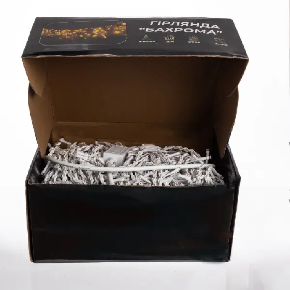 Зображення Уличная гирлянда Бахрома 50 м 600 LED белый провод Синий 50MWBL ИМ Light-Deco 4 