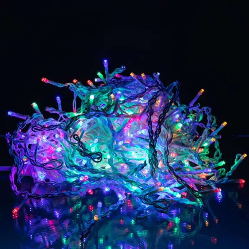 Изображение Уличная гирлянда Бахрома 20 м 335 LED белый провод Мультиколор 20MWML ИМ Light-Deco 2 