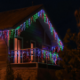 Изображение Новогодняя гирлянда уличная Бахрома 36 м 600 LED черный провод Мультиколор 36МBML ИМ Light-Deco 2 