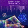 Изображение Гирлянда уличная светодиодная 90 LED 3 метра белый провод бахрома 18 нитей 3МWML ИМ Light-Deco 5 
