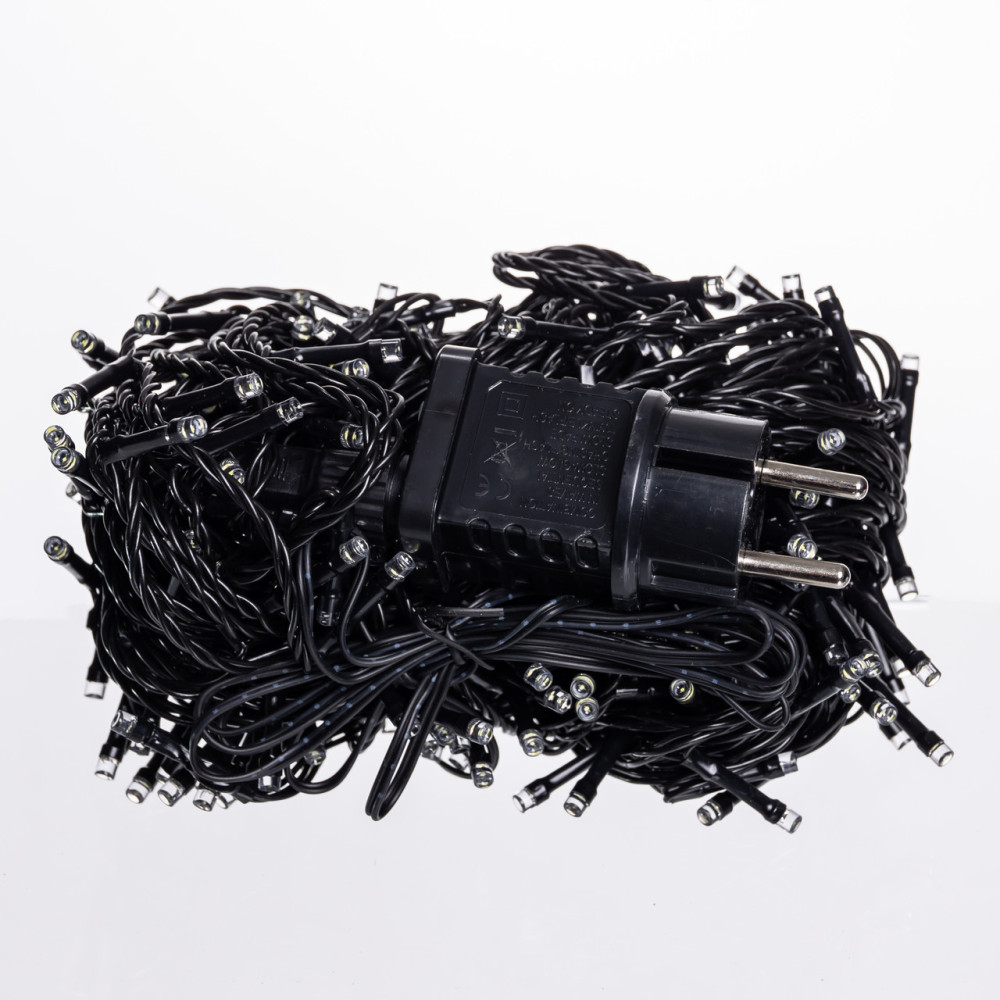 Изображение Гирлянда Нить уличная 30 (м) 300 LED черный провод Белый CF300L30MBW ИМ Light-Deco 4 