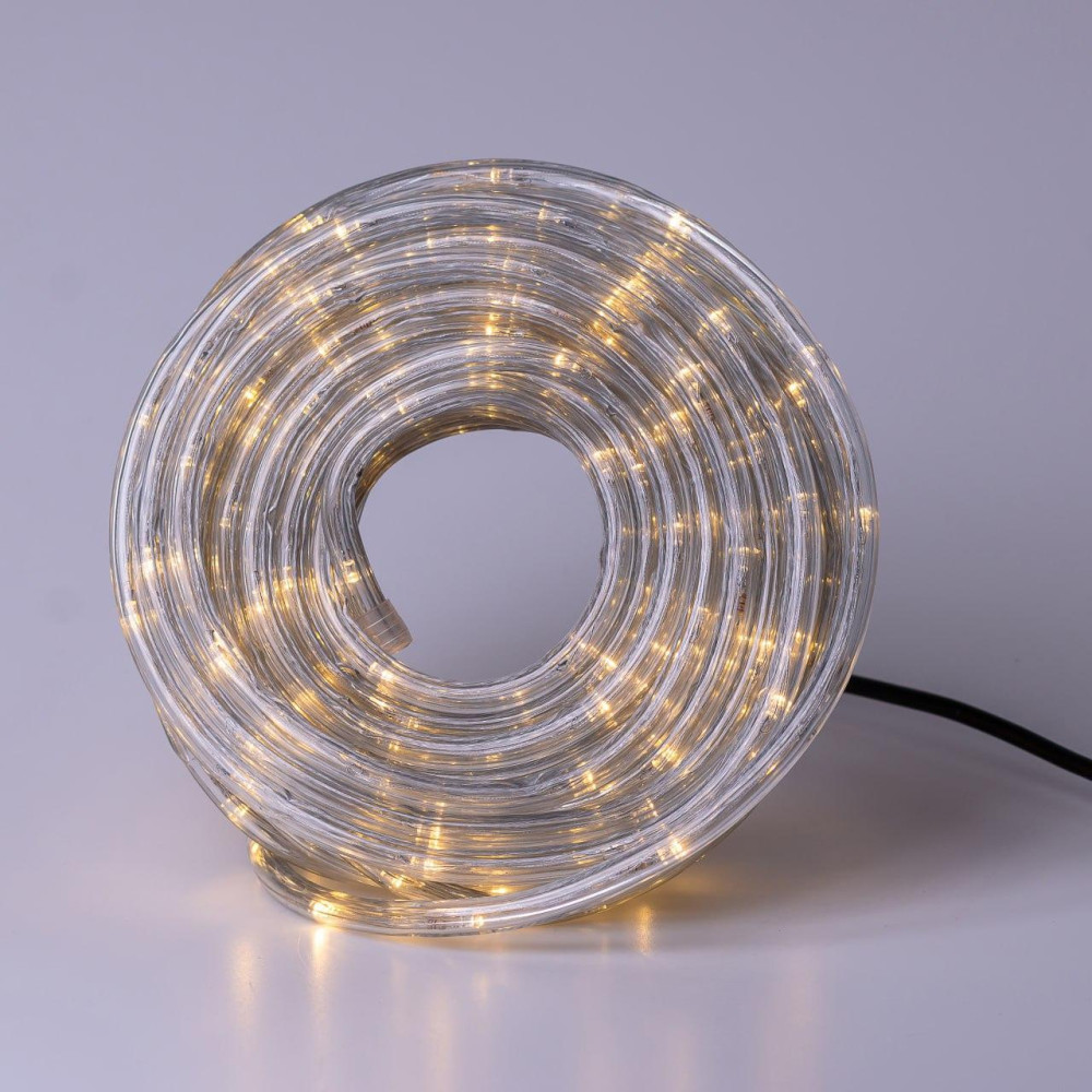 Зображення Гирлянда уличная лента светодиодная Дюралайт 240 LED 7м морозоустойчивая прозрачный провод Желтый DR10МY ИМ Light-Deco 6 