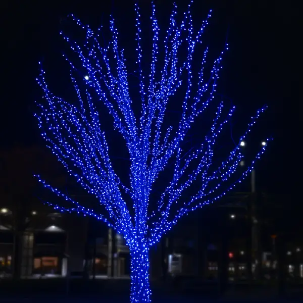 Изображение Гирлянда Нить уличная 30 (м) 300 LED черный провод Синий CF300L30MBBL ИМ Light-Deco 