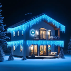 Уличная гирлянда Бахрома 50 м 840 LED черный провод Синий 50MBBL Уличная гирлянда Бахрома 50 м 840 LED черный провод Синий 50MBBL