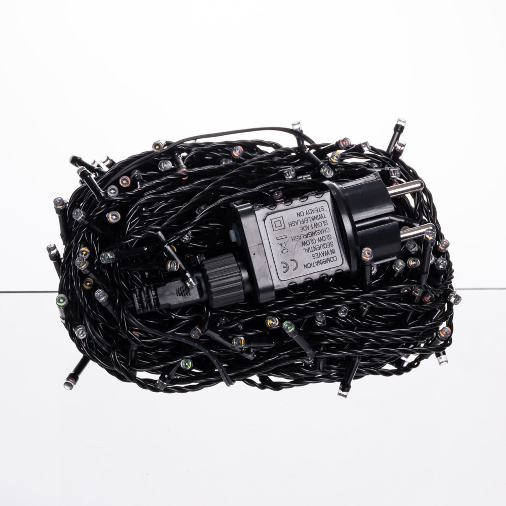 Изображение Гирлянда Нить уличная 30 (м) 300 LED черный провод Мультиколор CF300L30MBML ИМ Light-Deco 2 